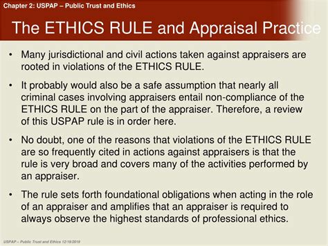 ethics rule uspap.